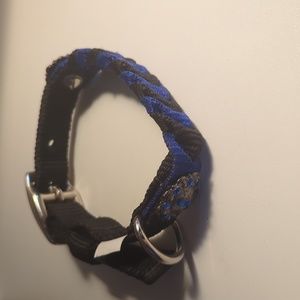Braided Royal Blue Dog Collar